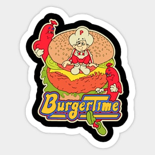 BurgerTime 1982 Sticker